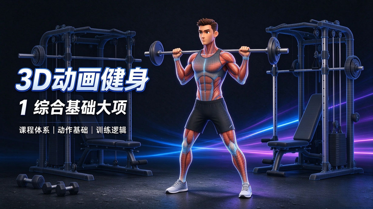 3D动画健身-1综合基础大项