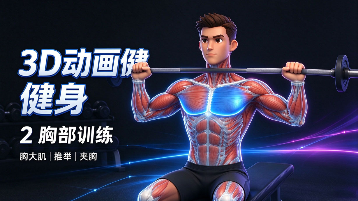 3D动画健身-2胸部训练