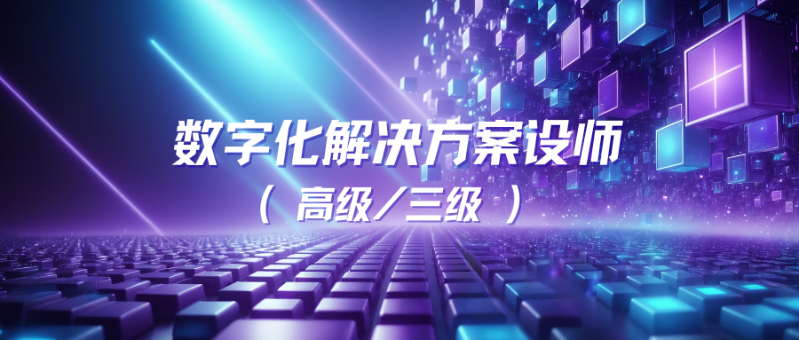 数字化解决方案设计师(高级)