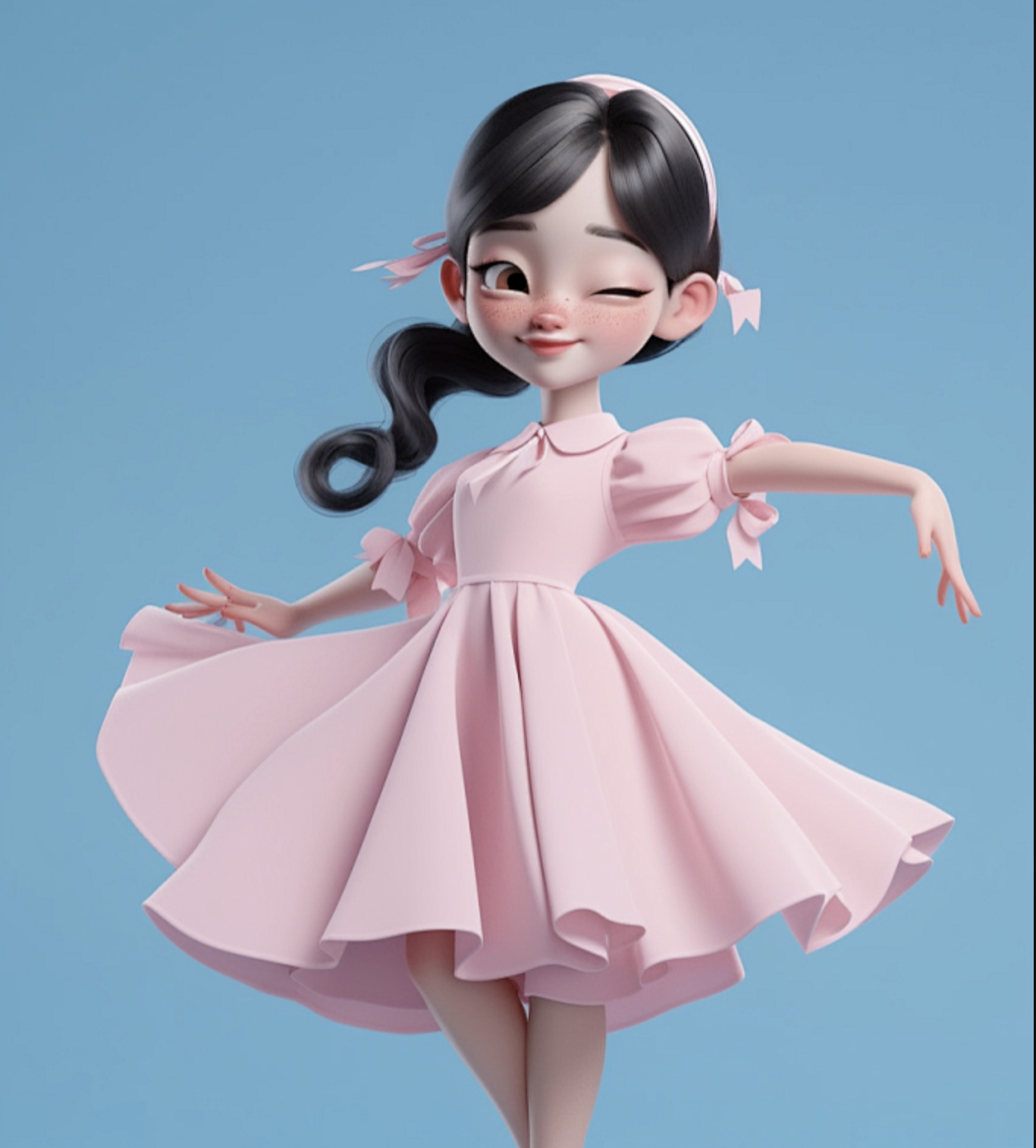 爱跳舞的小女孩