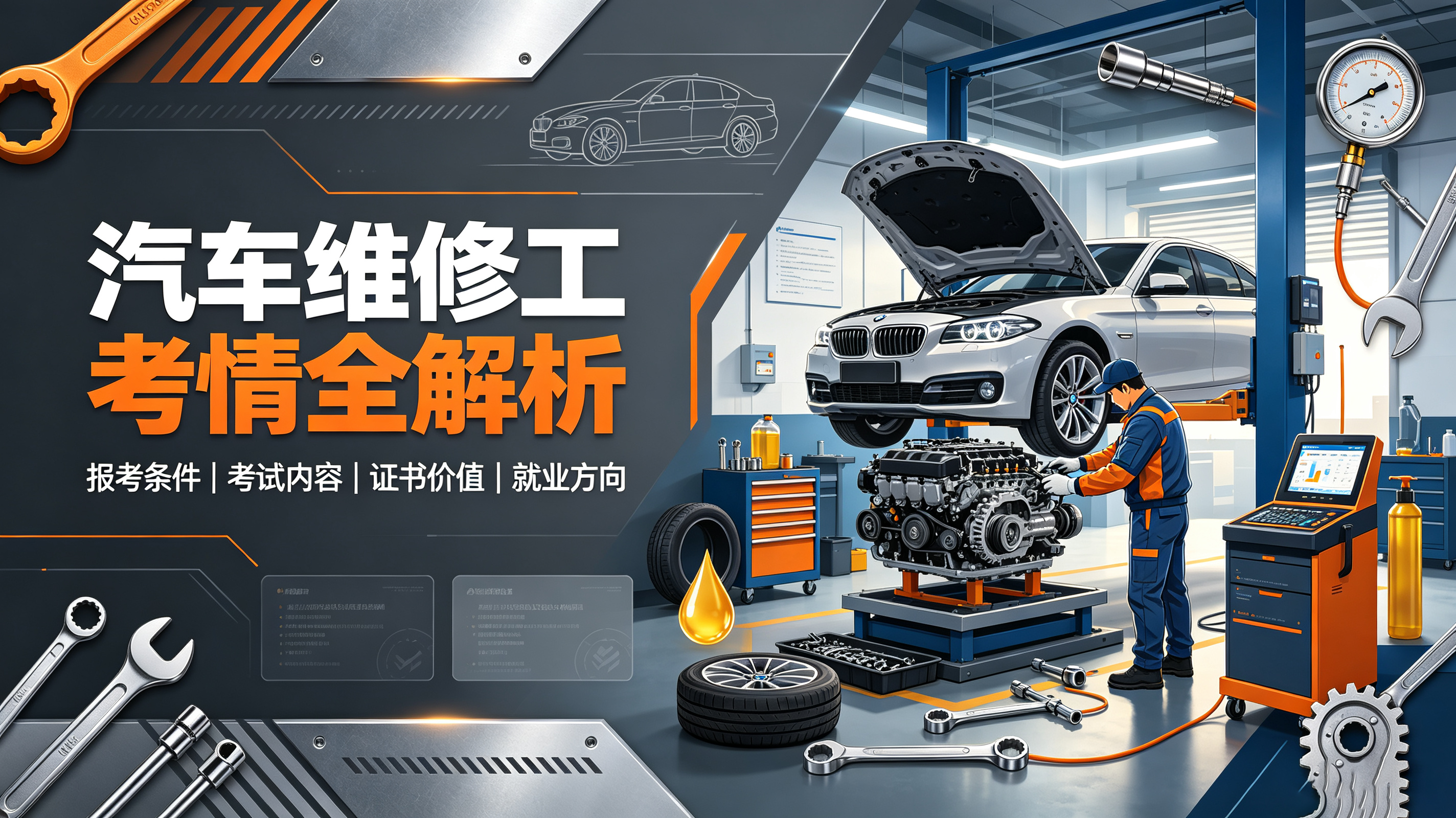 汽车维修工考情全解析