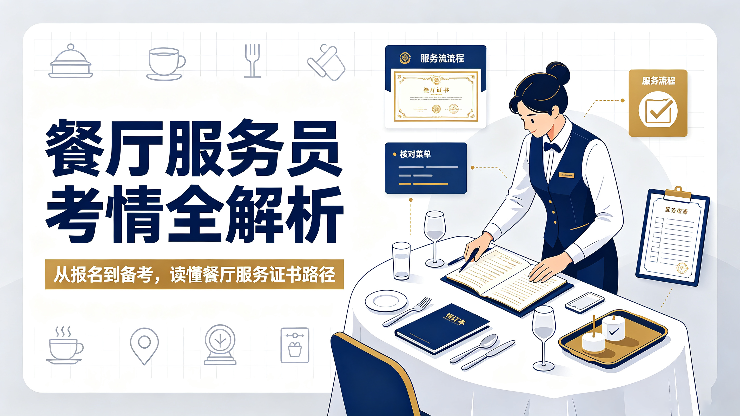 餐厅服务员考情全解析