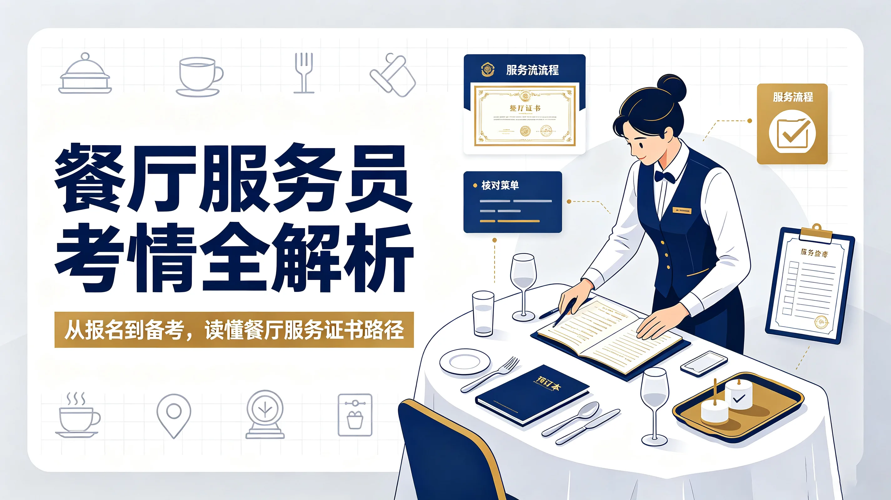餐厅服务员考情全解析