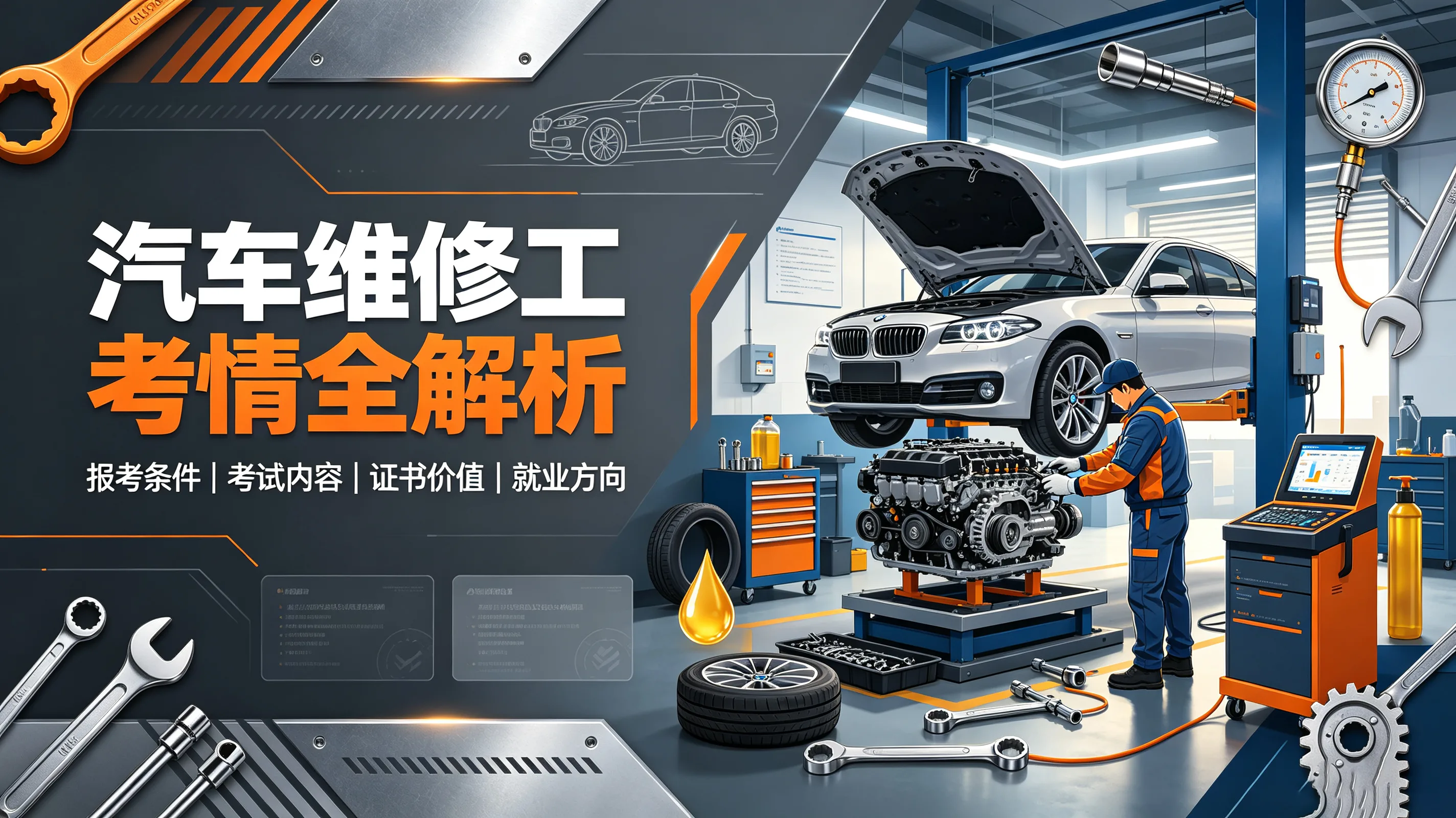 汽车维修工考情全解析