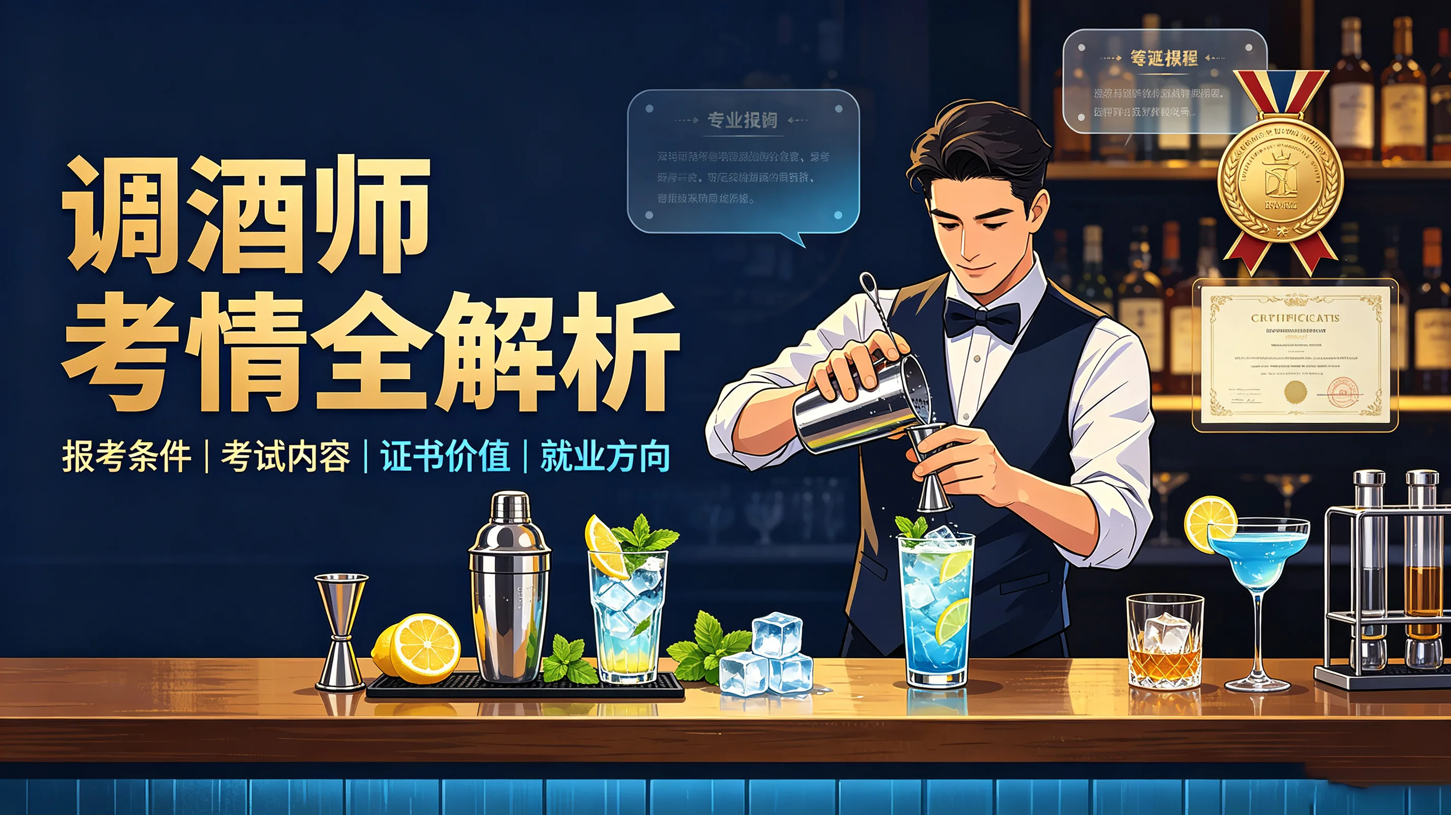 调酒师考情全解析