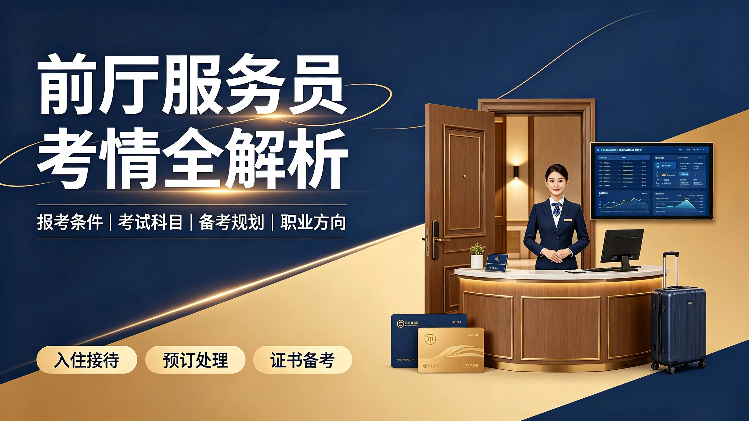前厅服务员考情全解析