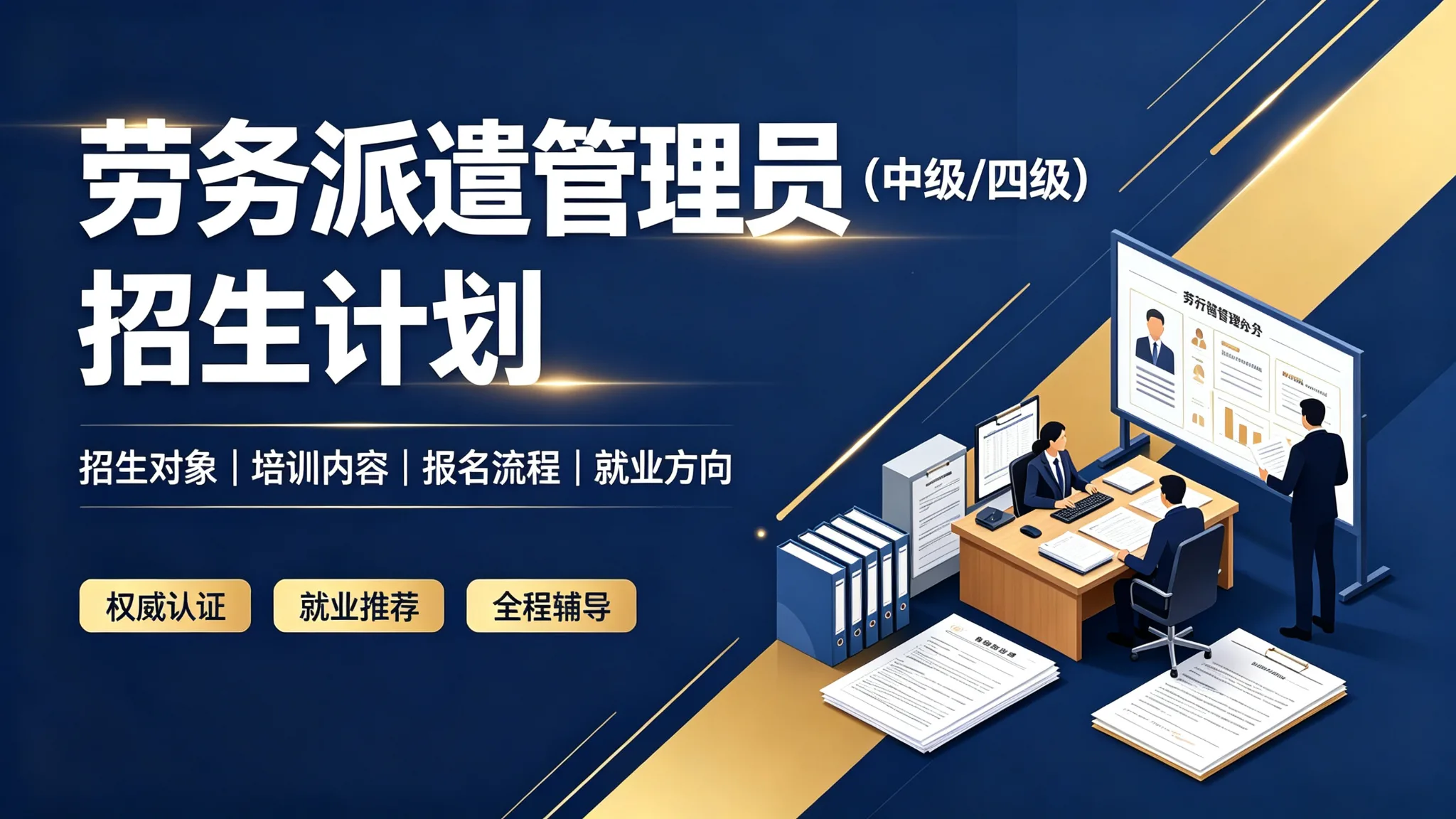 劳务派遣管理员招生计划(中级/四级)