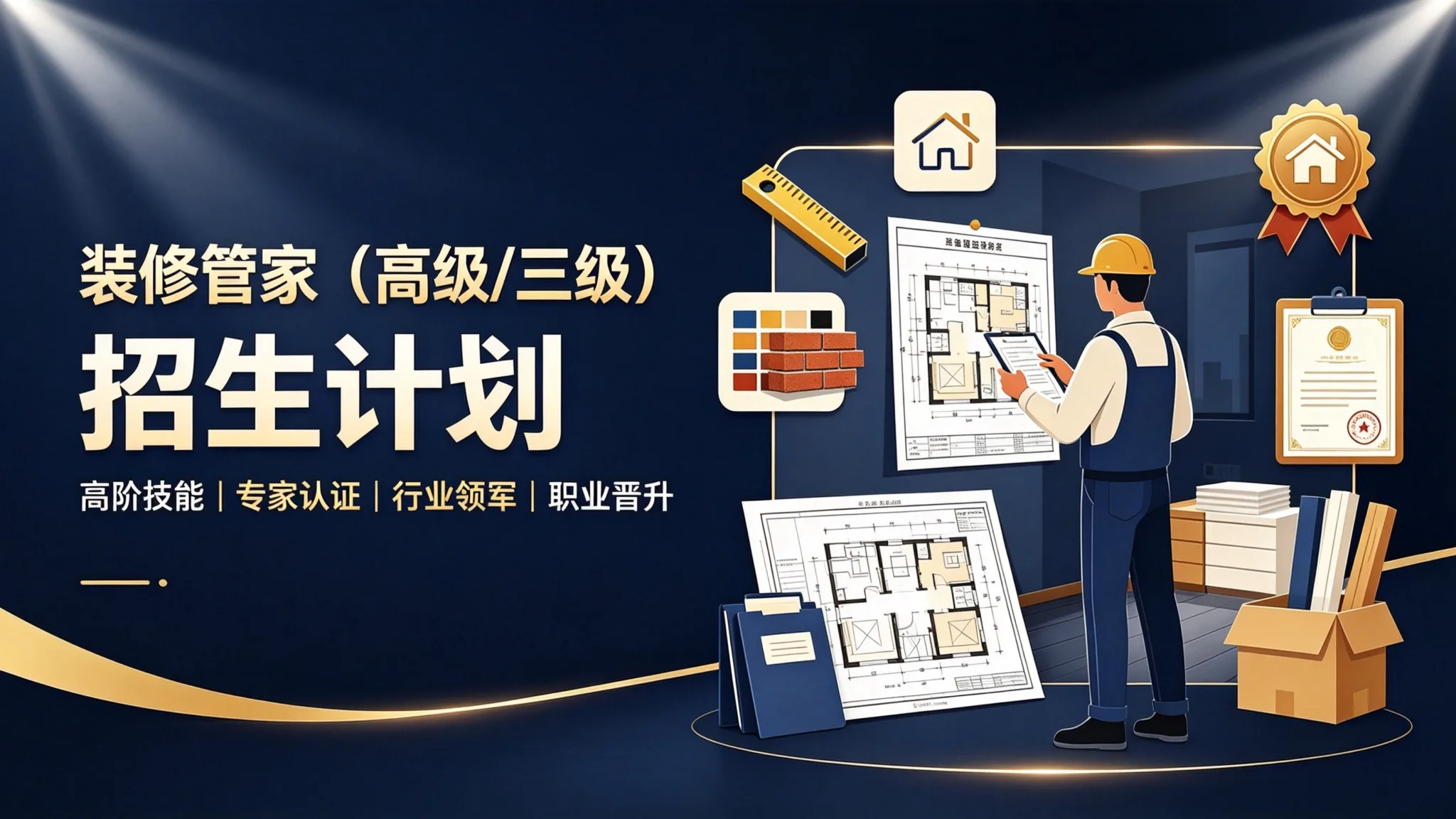 装修管家招生计划(高级/三级)
