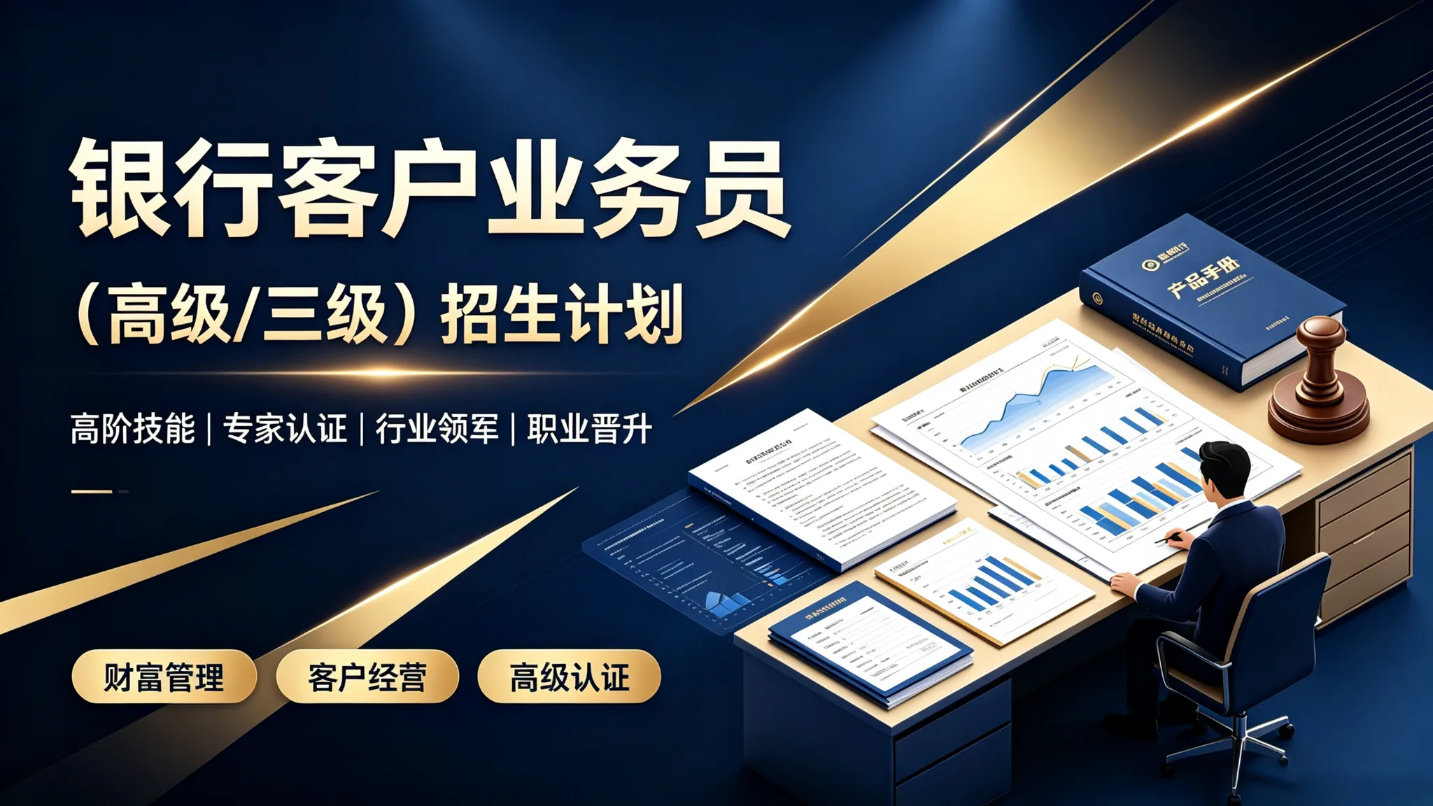 银行客户业务员招生计划(高级/三级)