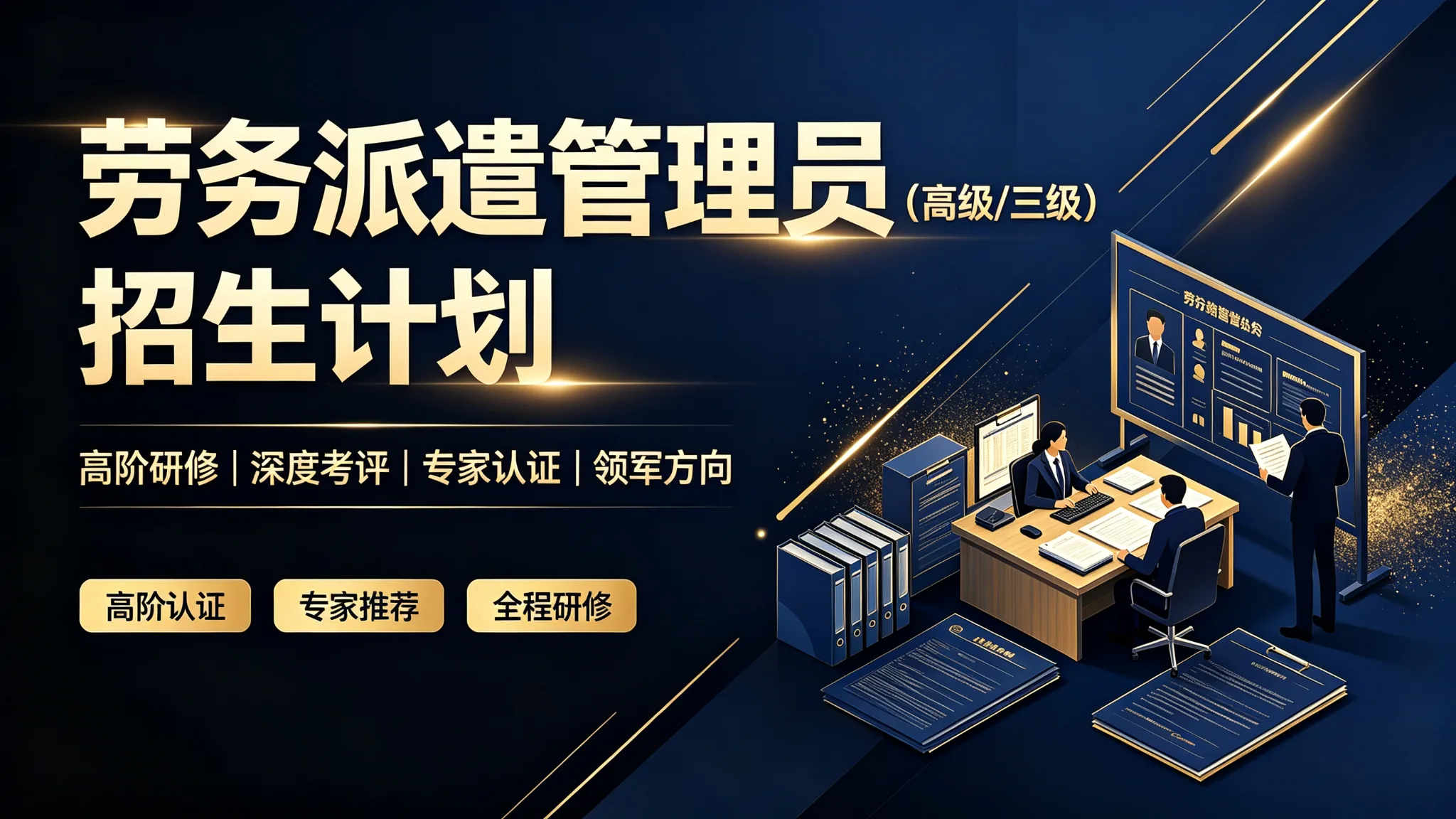 劳务派遣管理员招生计划(高级/三级)