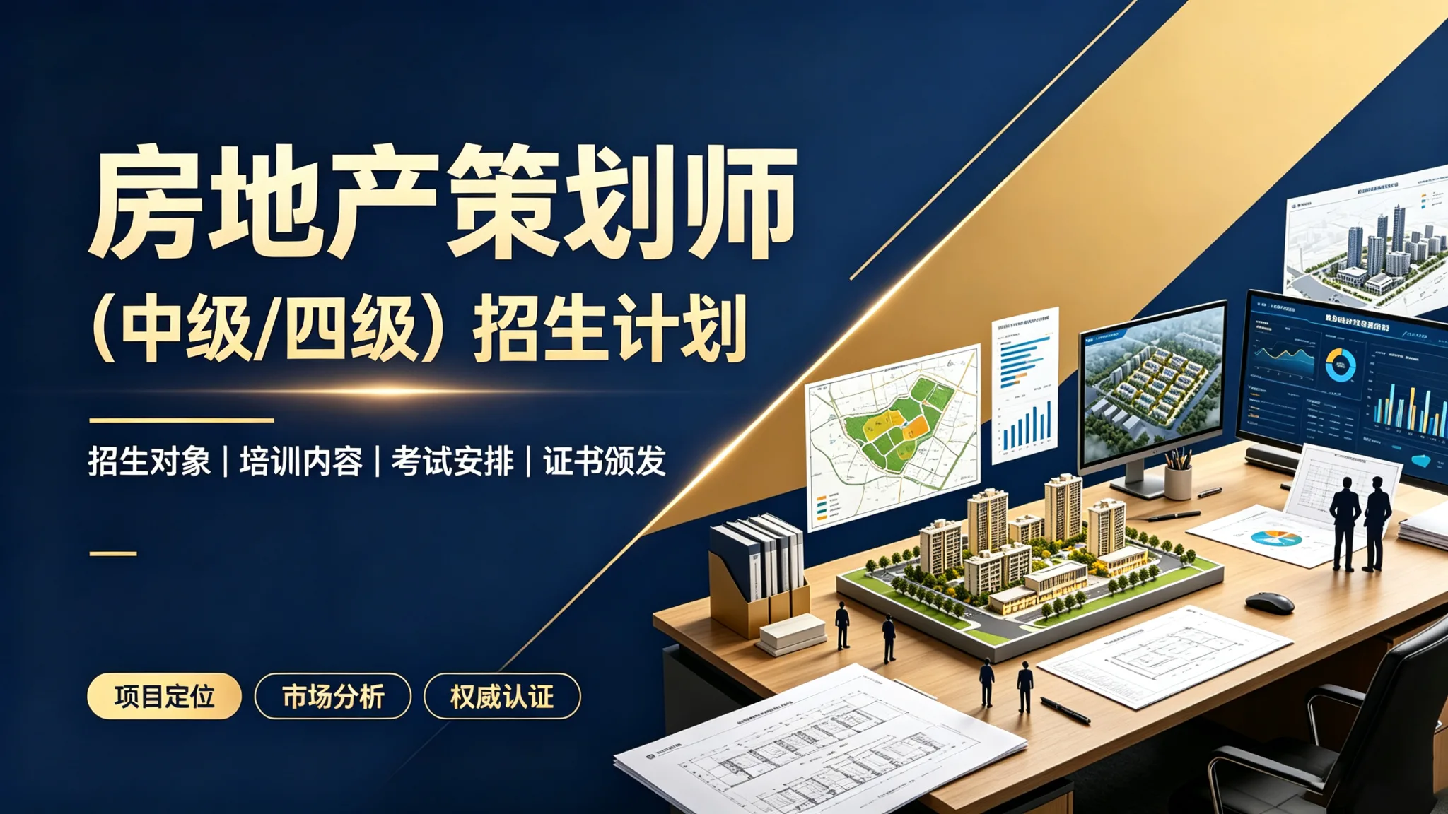 房地产策划师招生计划(中级/四级)
