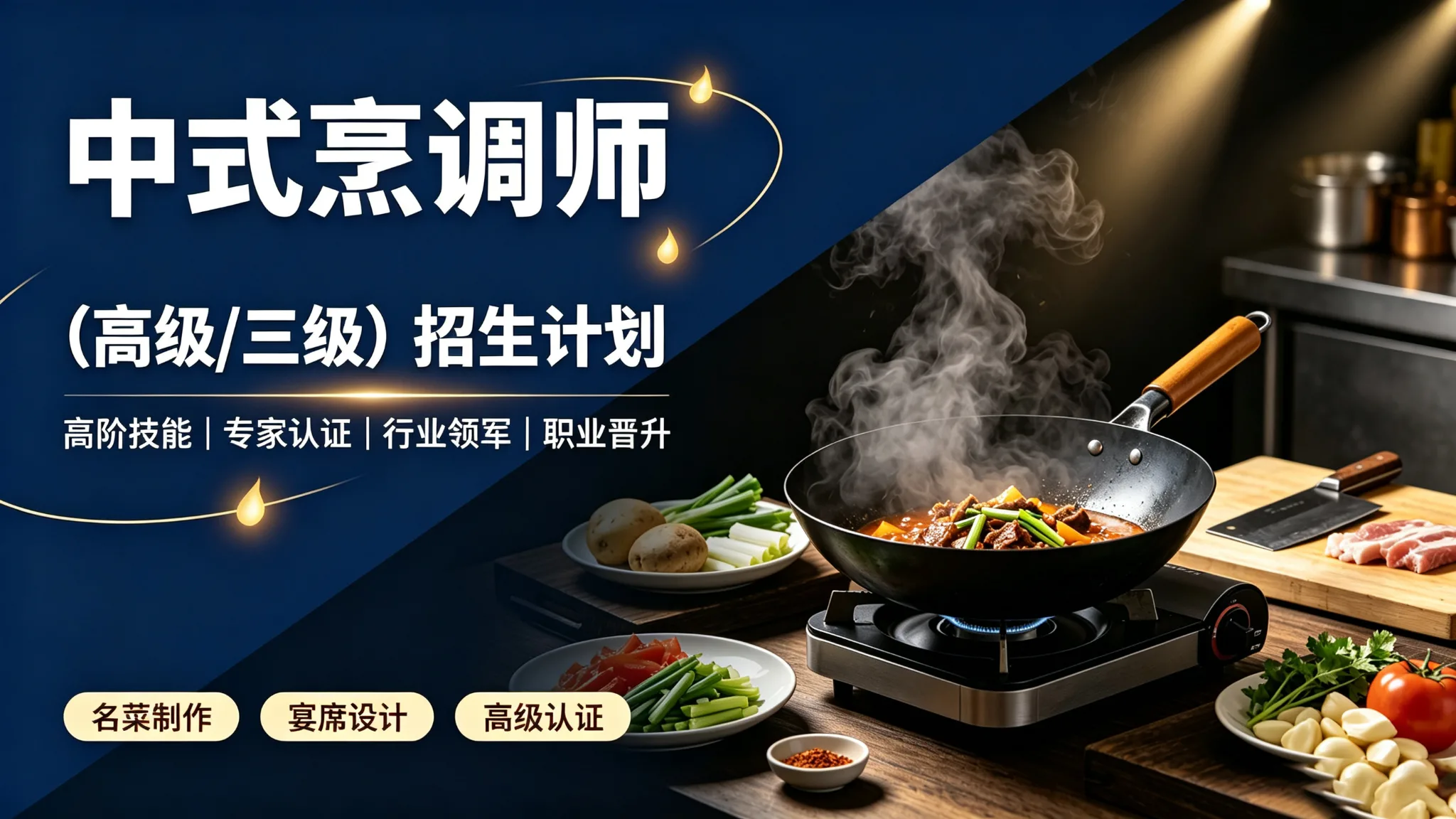 中式烹调师招生计划(高级/三级)