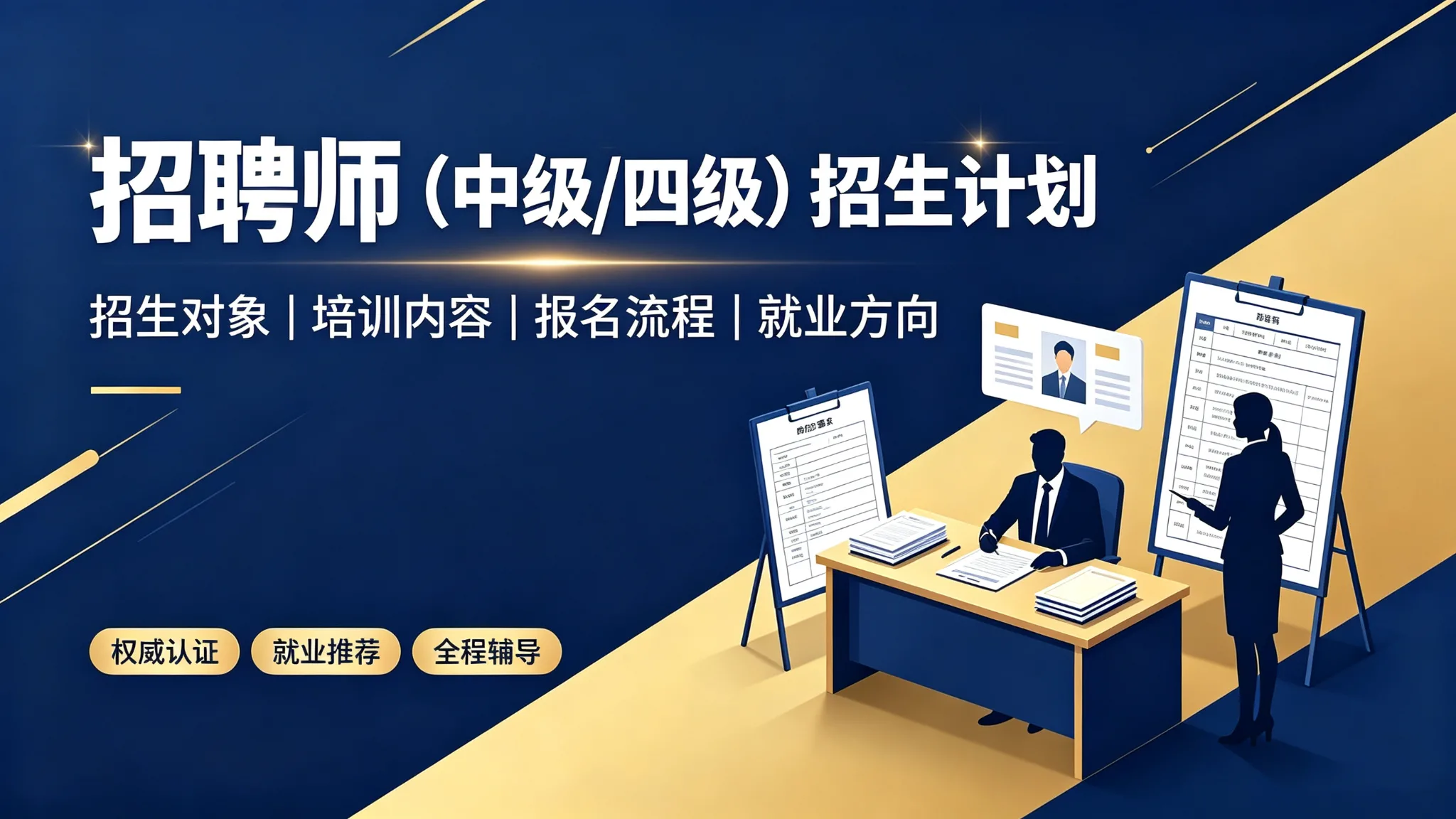 招聘师招生计划(中级/四级)