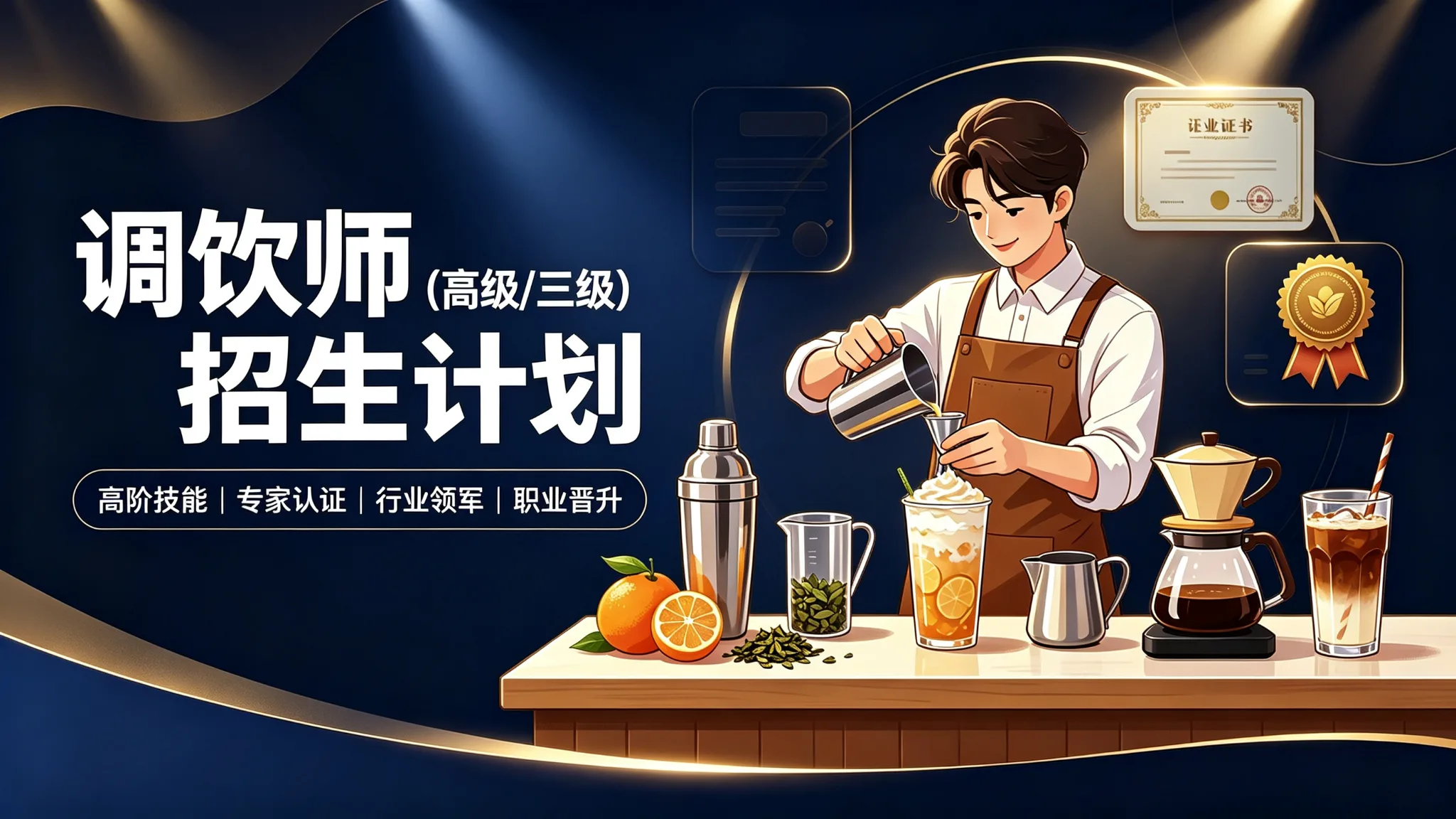 调饮师招生计划(高级/三级)
