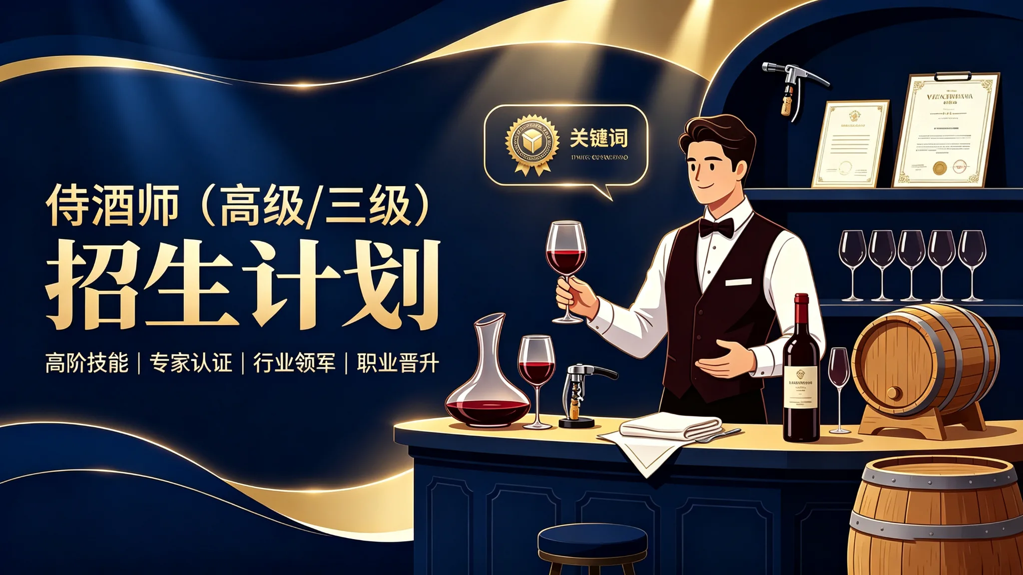 侍酒师招生计划(高级/三级)