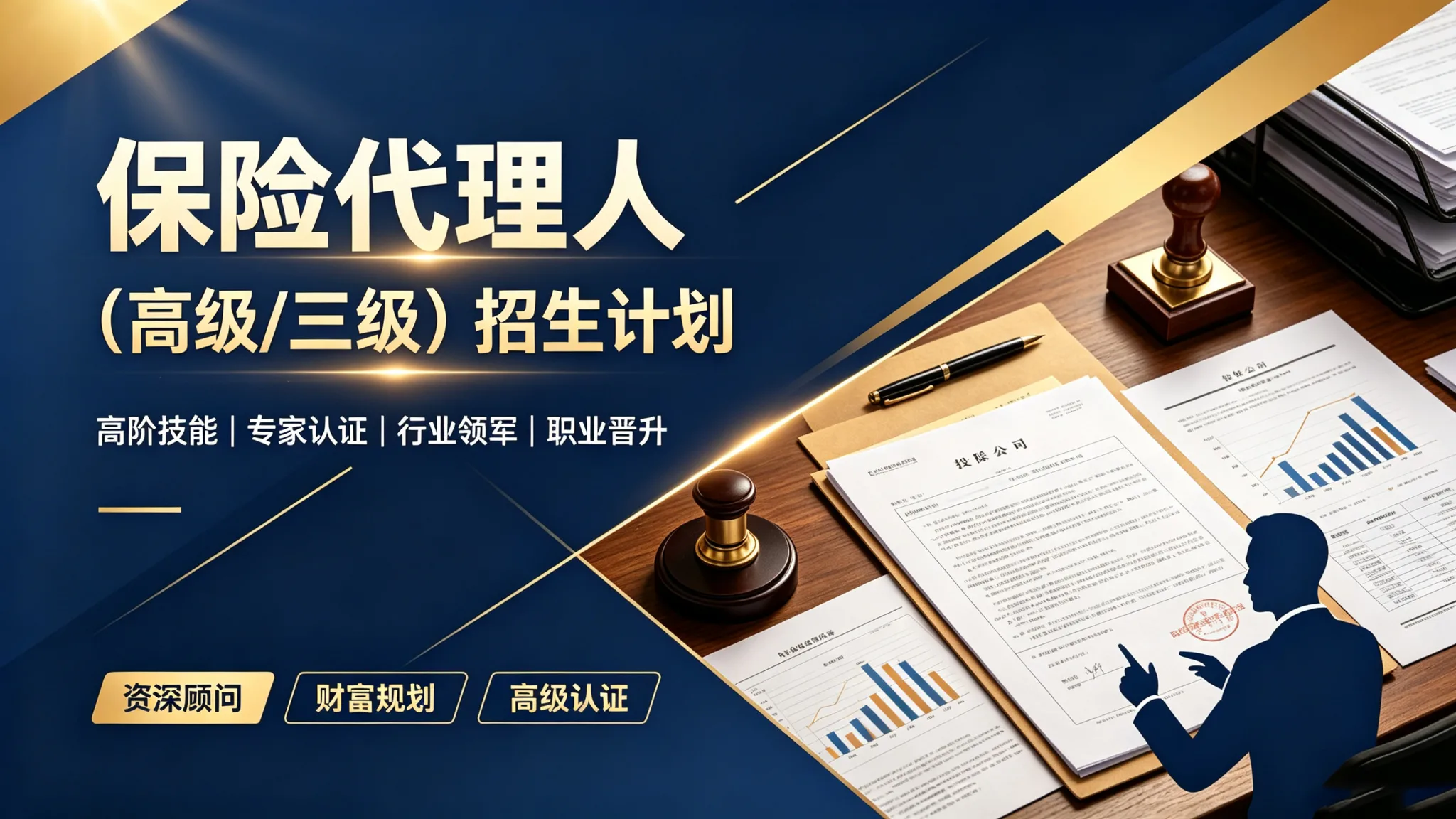 保险代理人招生计划(高级/三级)