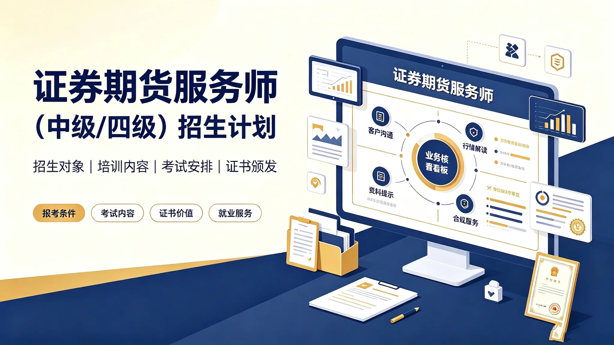 证券期货服务师招生计划(中级/四级)