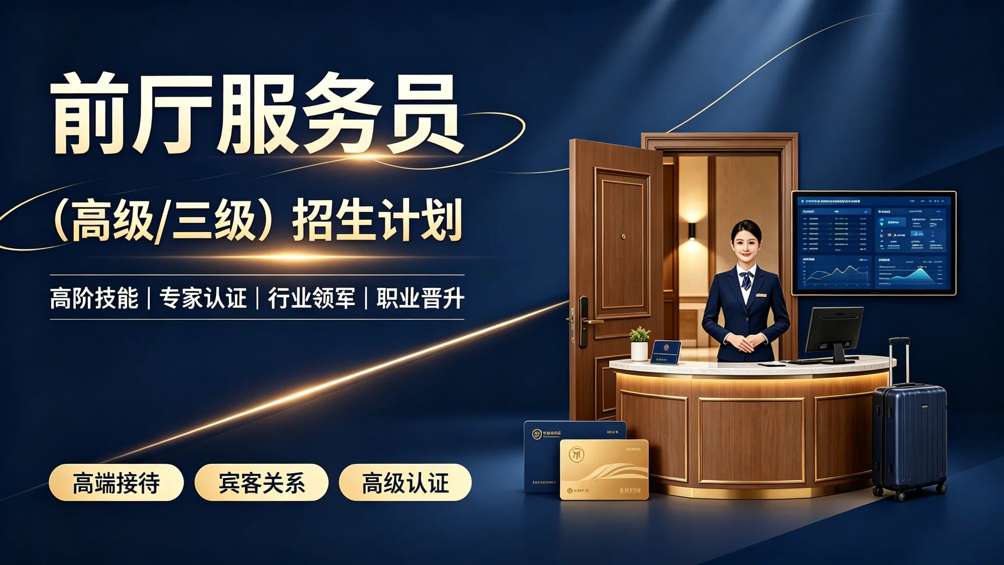 前厅服务员招生计划(高级/三级)