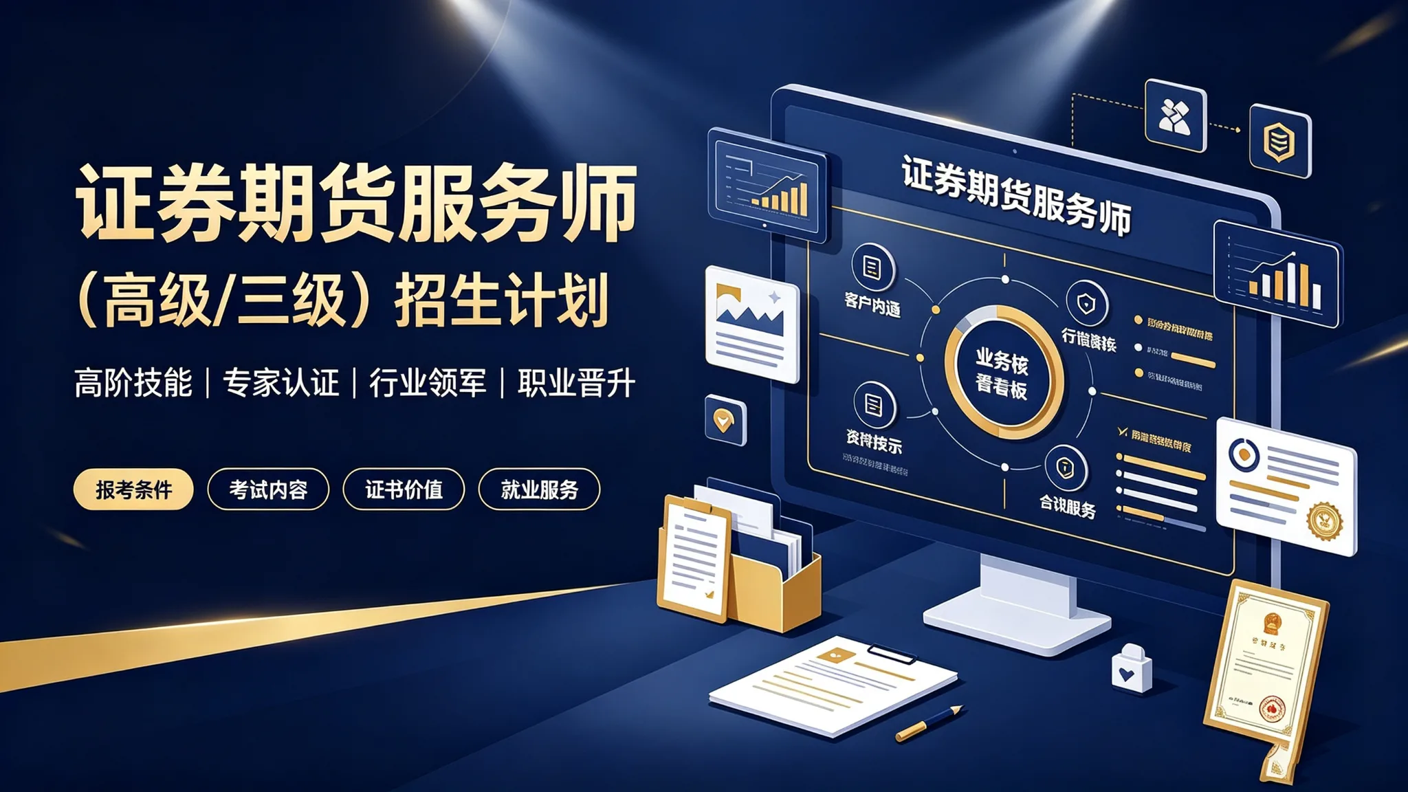 证券期货服务师招生计划(高级/三级)