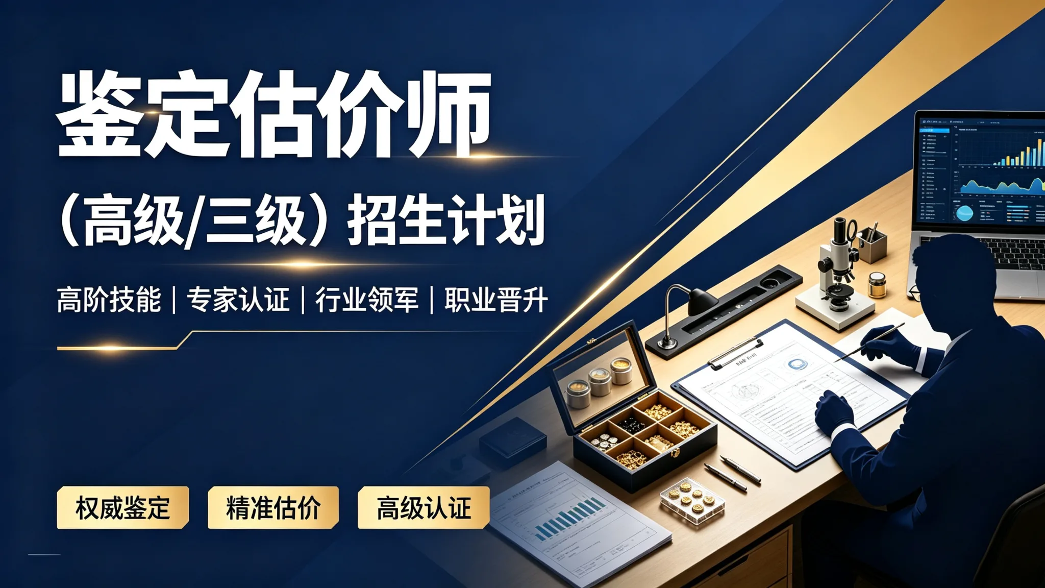 鉴定估价师招生计划(高级/三级)
