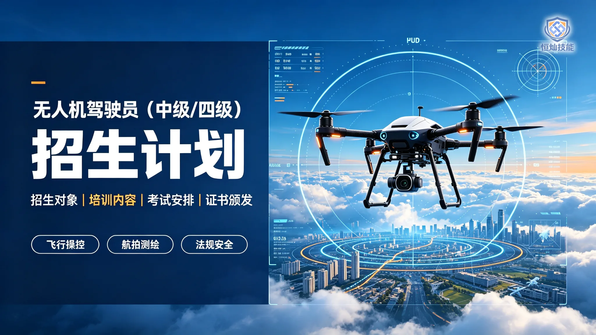 无人机驾驶员招生计划(中级/四级)
