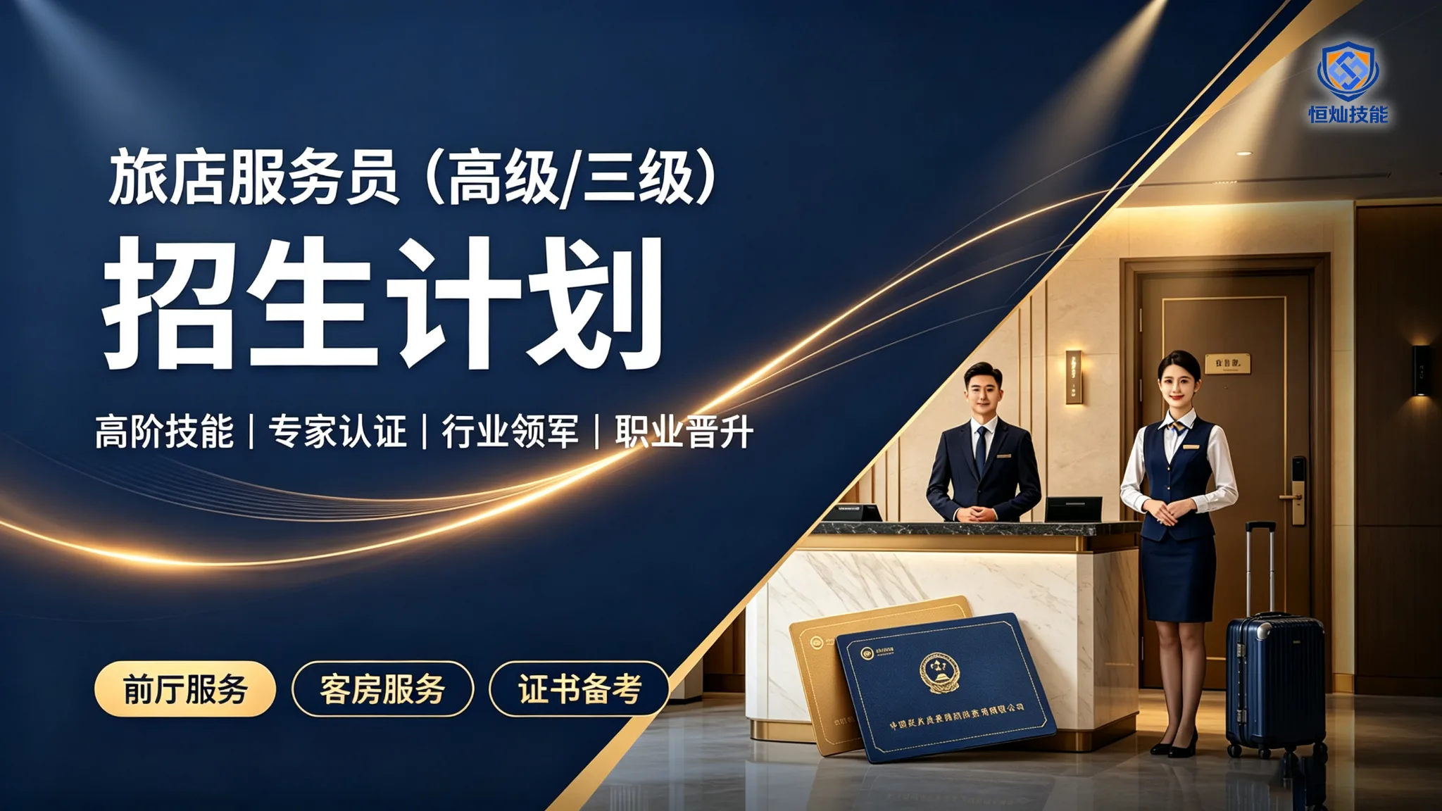 旅店服务员招生计划(高级/三级)