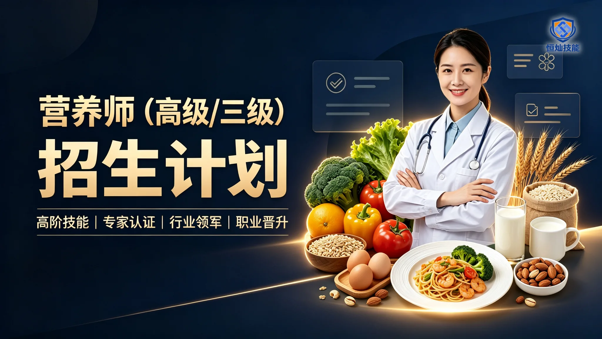 营养师招生计划(高级/三级)
