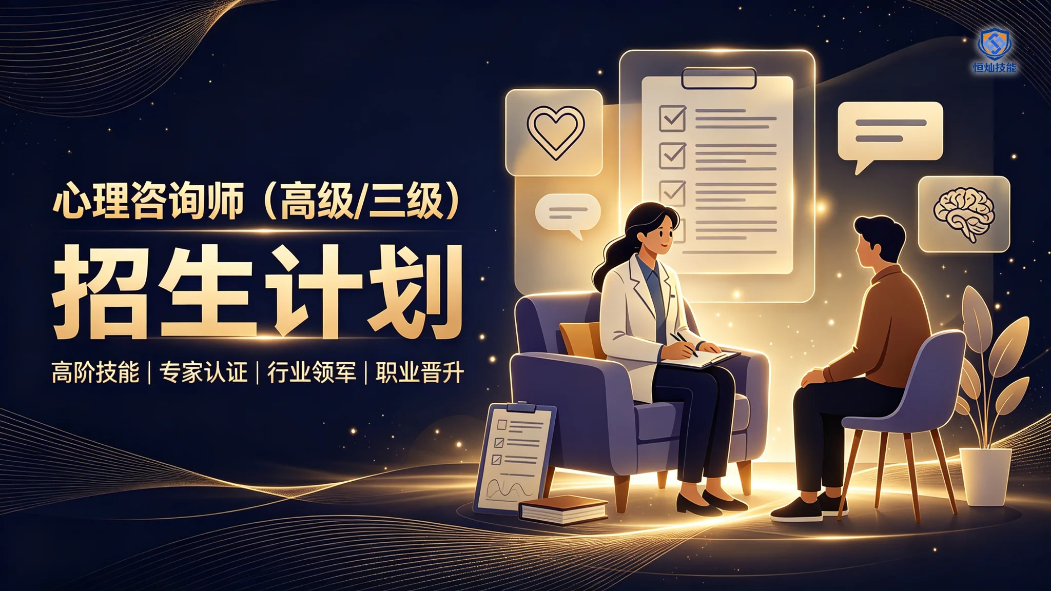 心理咨询师招生计划(高级/三级)
