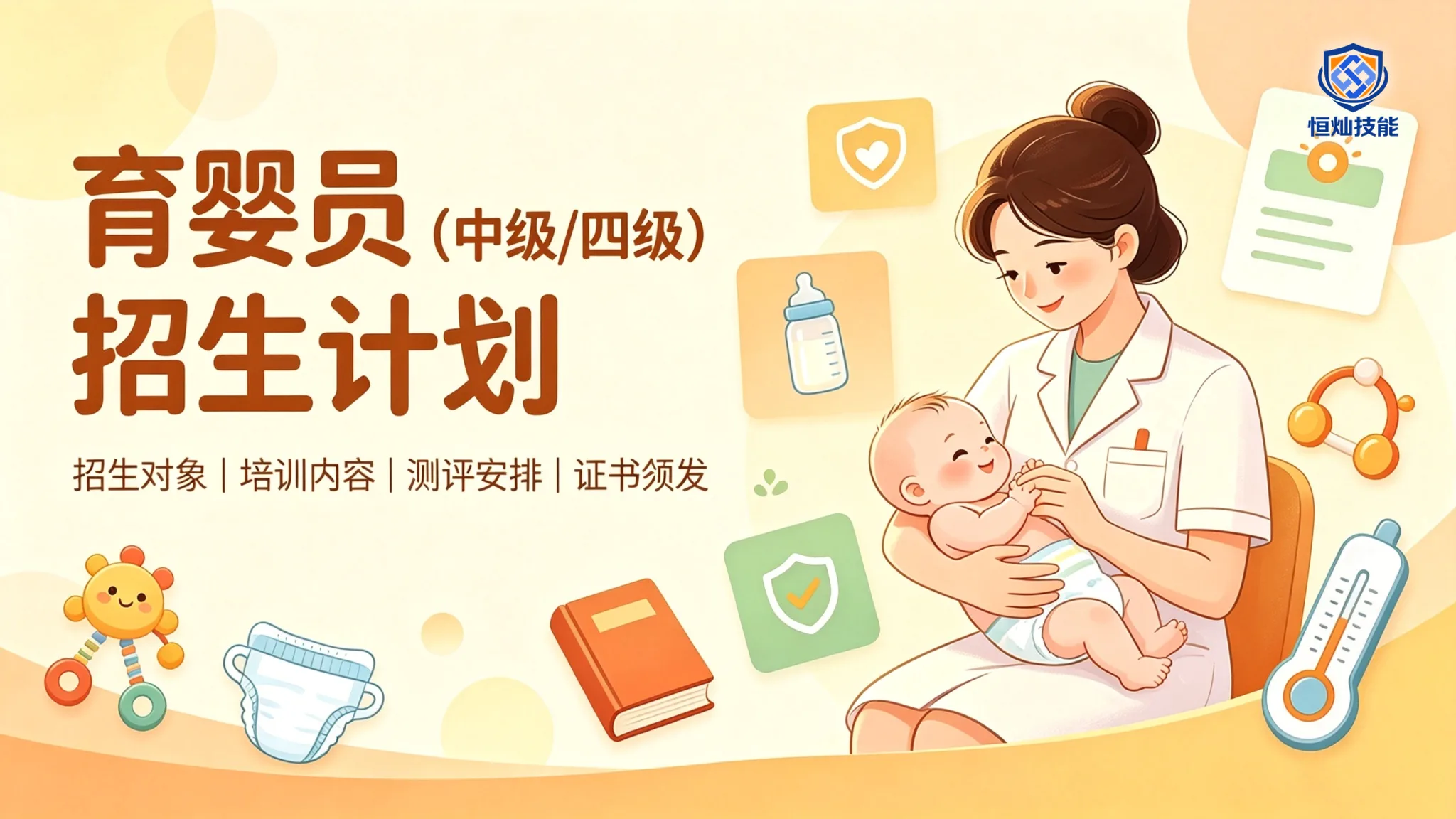 育婴员招生计划(中级/四级)