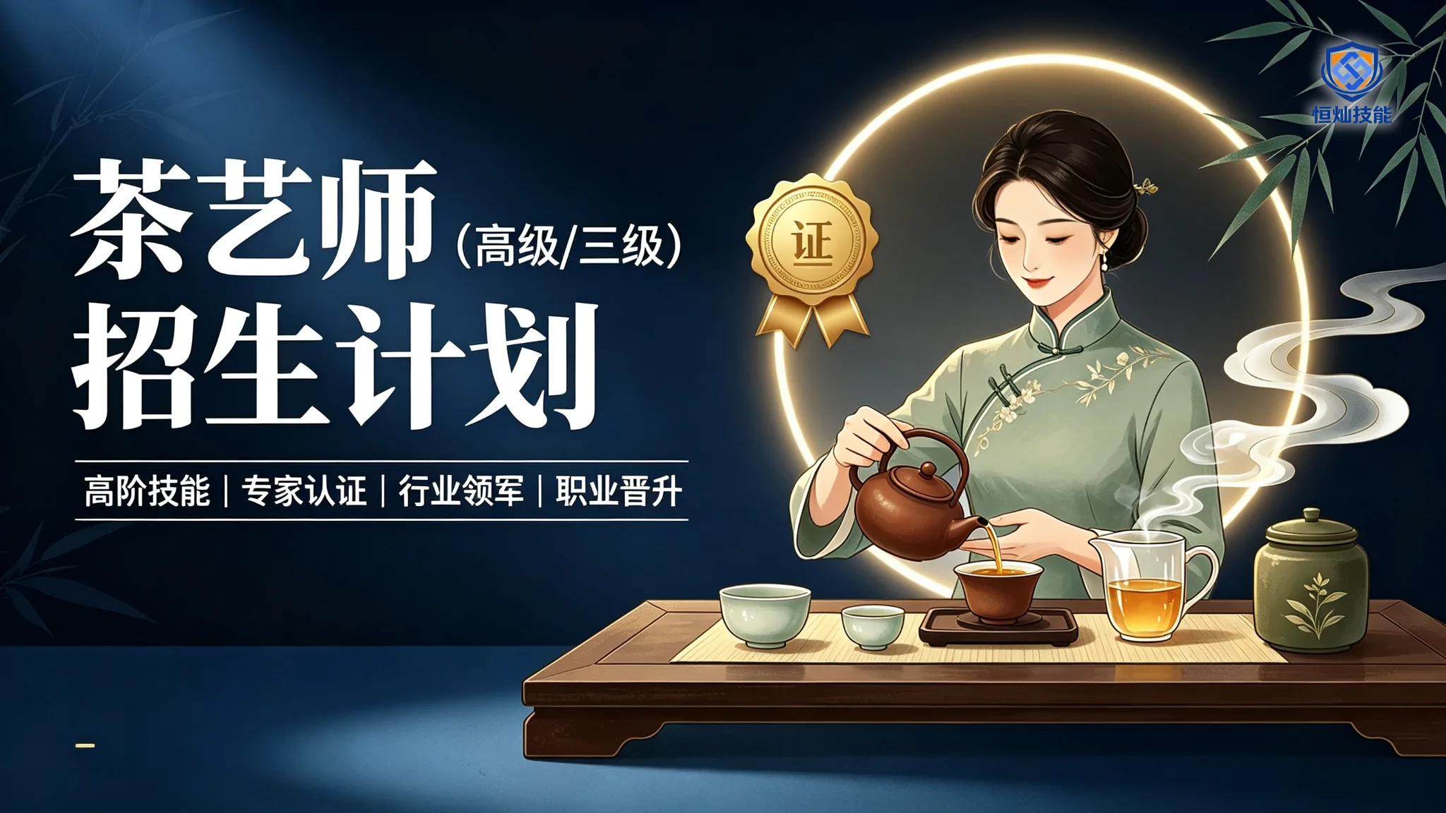 茶艺师招生计划(高级/三级)