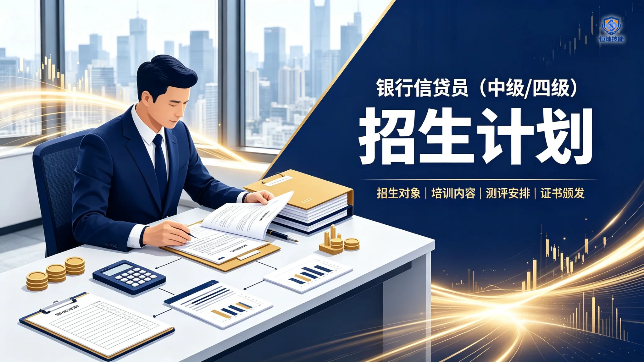 银行信贷员招生计划(中级/四级)