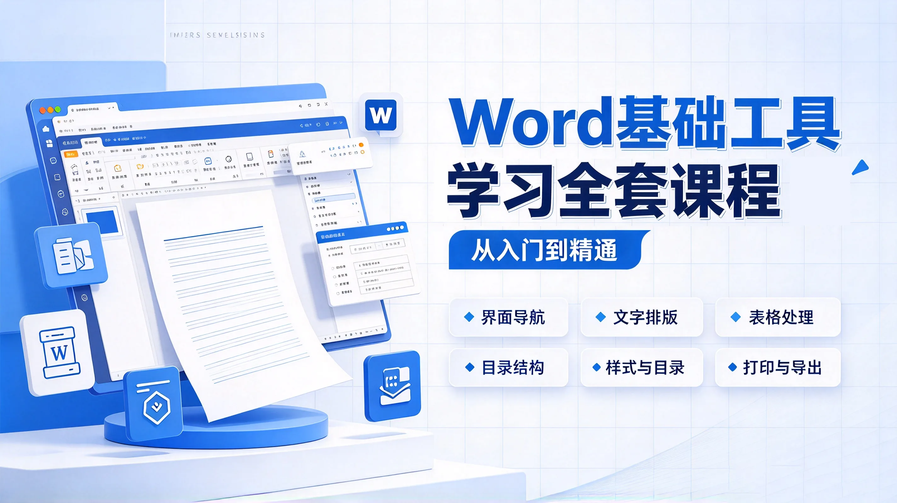 Word 基础工具学习全套课程