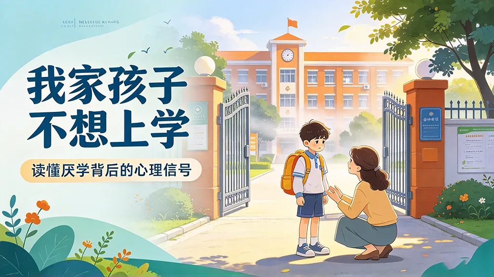我家孩子不想上学：读懂厌学背后的心理信号